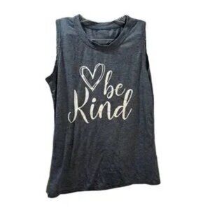 Be Kind Tank Tops Womens Sleeveless T‎ Shirt Inspirational Large